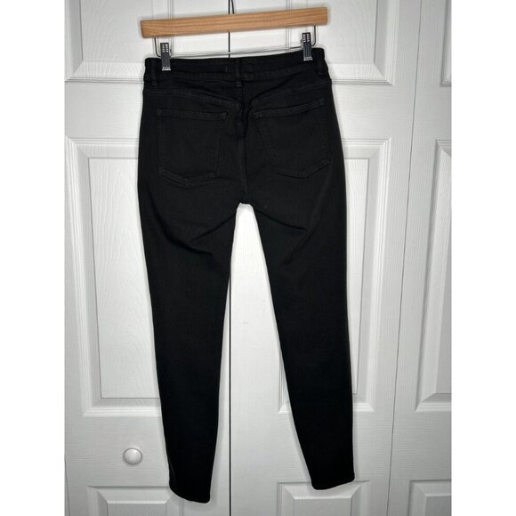 DL1961 Emma Riker Black Denim Low Rise Instasculpt Skinny Jeans Women's Size 28 - Picture 10 of 14